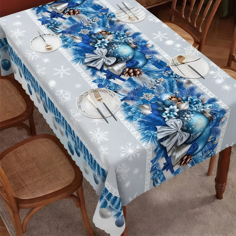 Nouveauté de Noël : Nappe élégante avec imprimé de Noël
