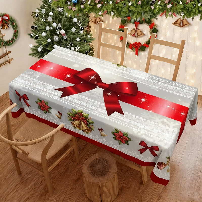 Nouveauté de Noël : Nappe élégante avec imprimé de Noël