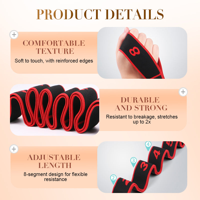 Bande de résistance pour le fitness, les étirements et le yoga