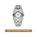 Montre-bracelet rétro à quartz avec strass scintillants