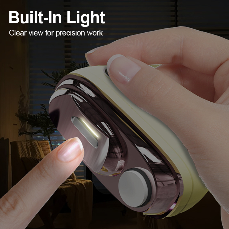 Coupe-ongles et polissoir électrique intelligent 2-en-1