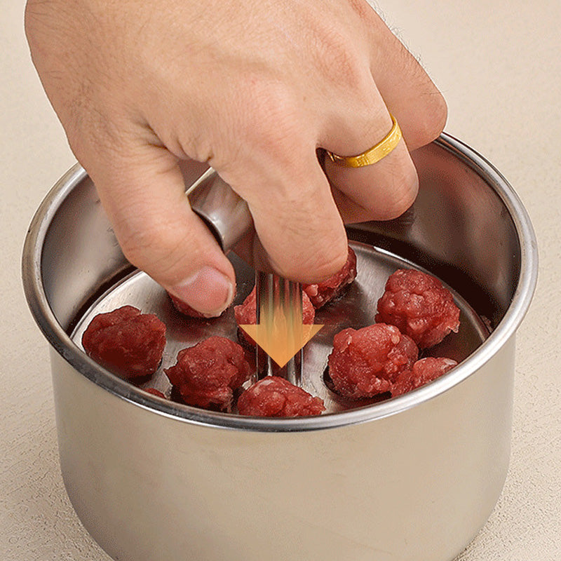 Moule à boulettes de viande en acier inoxydable