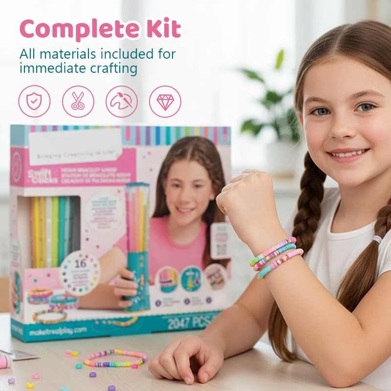 Idée cadeau : kit de création de bracelets Quick-Click à 50 %.