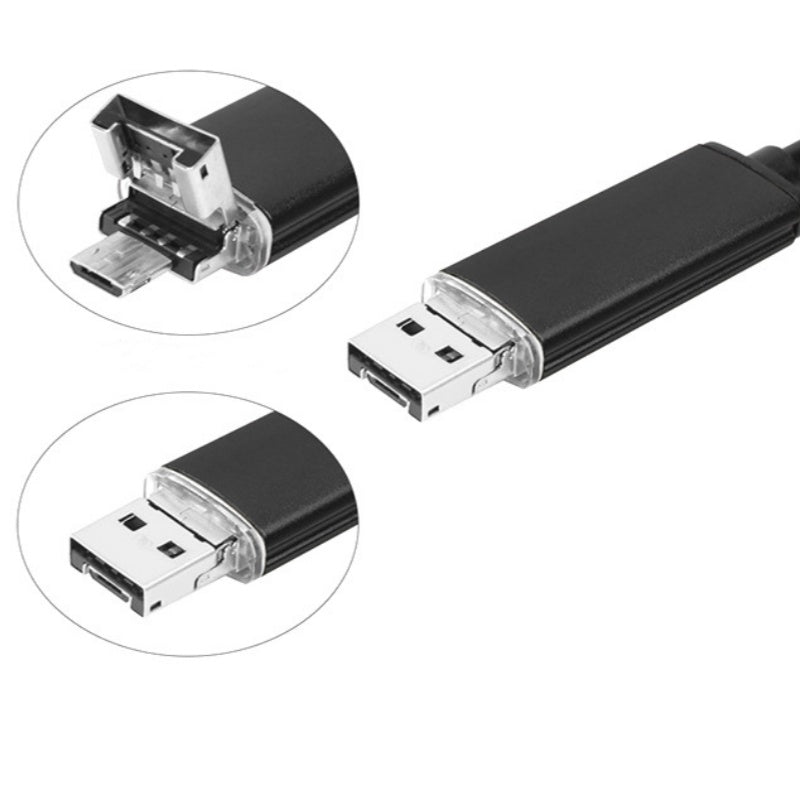 Caméra endoscopique USB étanche avec LED