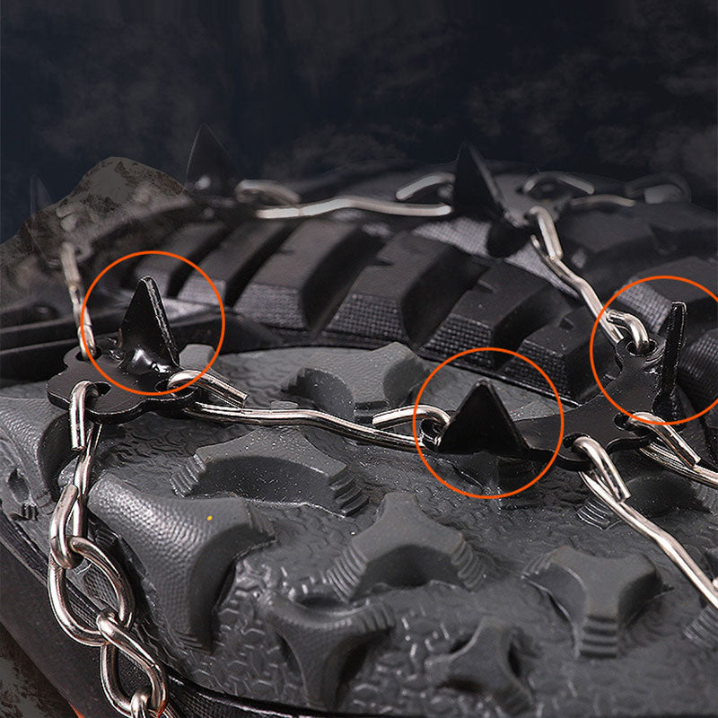 Anti-slip crampons for shoes and hiking boots