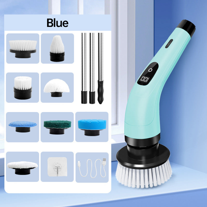VENTE FLASH 57 % DE RÉDUCTION Brosse de nettoyage électrique 9 en 1