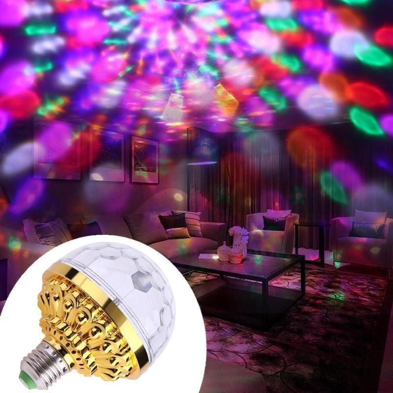 Jusqu'au Nouvel An : Boule disco lumineuse rotative colorée à 49 % de réduction