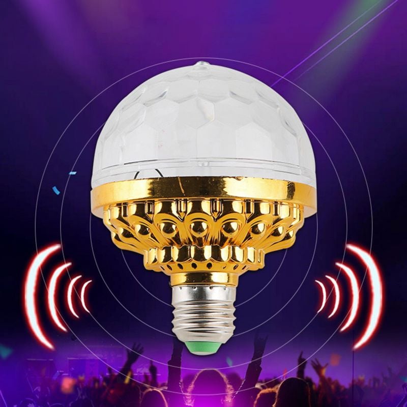 Jusqu'au Nouvel An : Boule disco lumineuse rotative colorée à 49 % de réduction