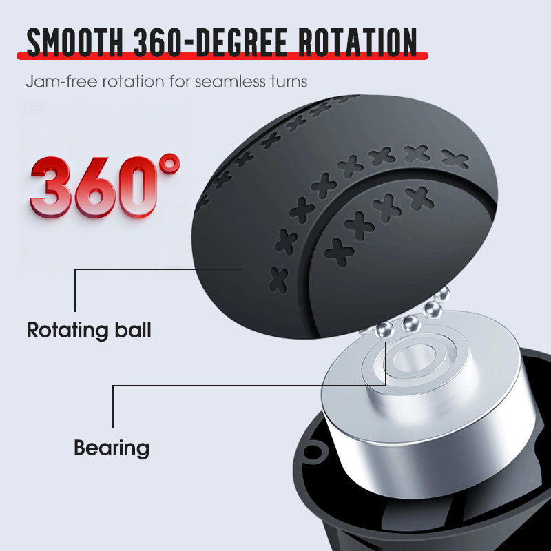ACHETEZ-EN 2, OBTENEZ-EN 3 : Pommeau de volant ergonomique – Design à texture antidérapante pour une meilleure prise en toutes circonstances
