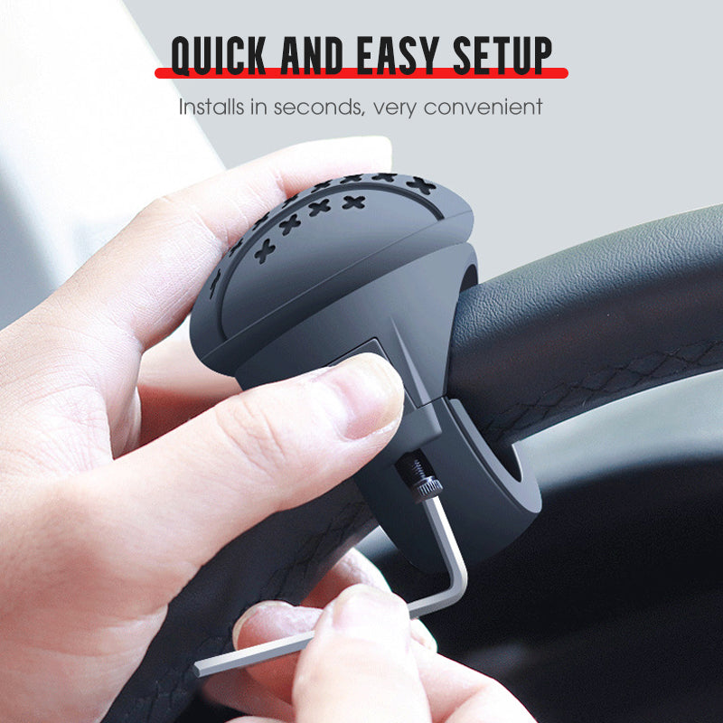 ACHETEZ-EN 2, OBTENEZ-EN 3 : Pommeau de volant ergonomique – Design à texture antidérapante pour une meilleure prise en toutes circonstances