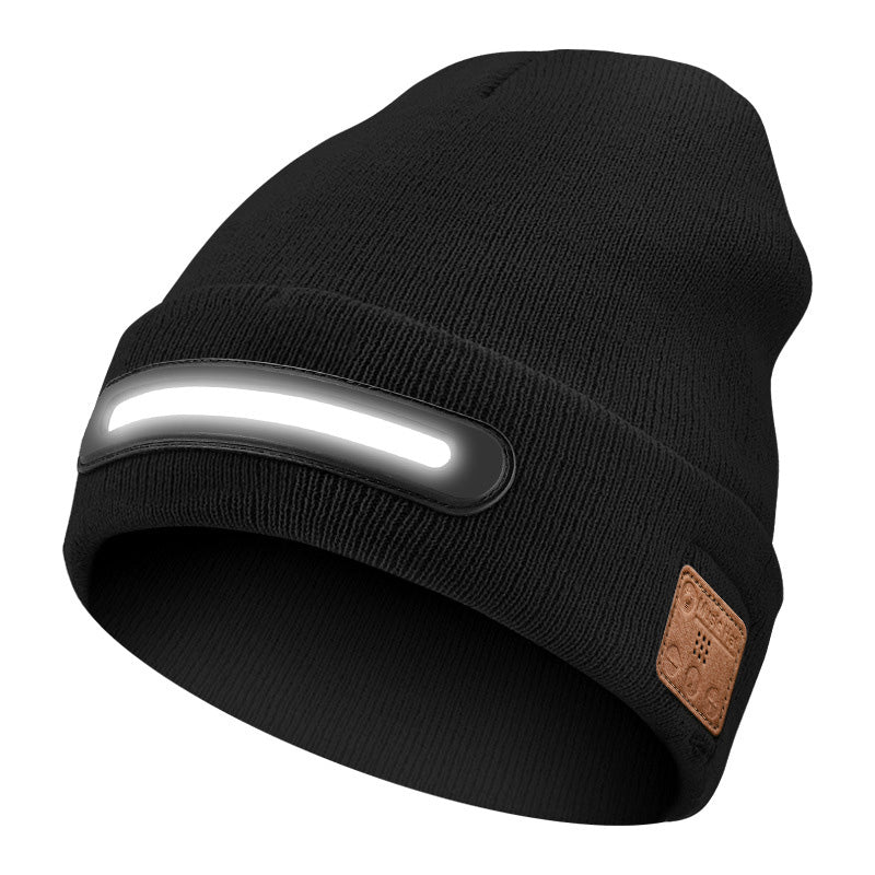 Christmas Rechargeable Bluetooth Beanie with Built-in Light