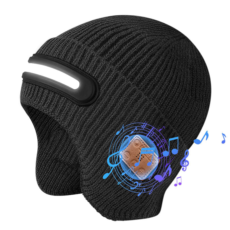 Rechargeable Bluetooth Beanie with Integrated Light