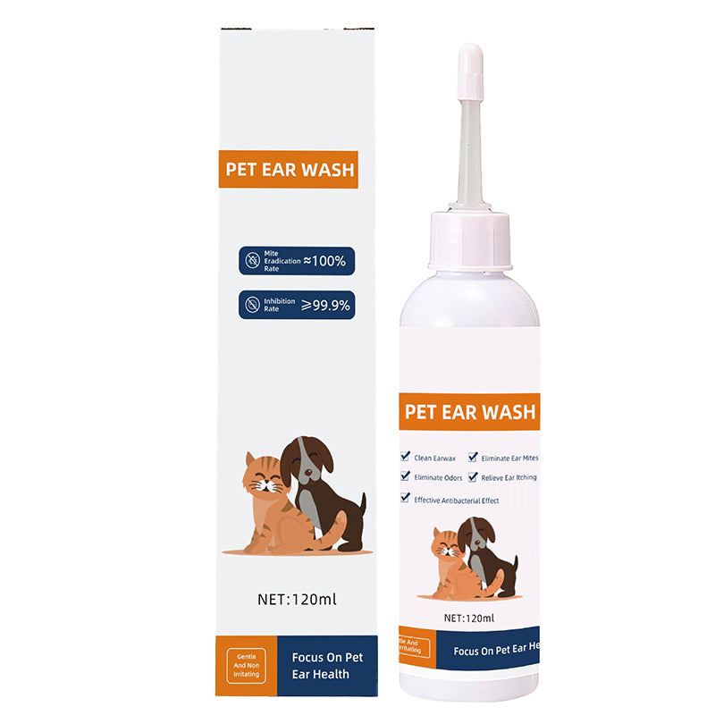 ACHETEZ-EN 2, OBTENEZ-EN 1 GRATUITEMENT Nettoyant pour oreilles pour animaux - Formule douce à l'aloe vera apaisant pour chiens et chats, prévient les infections et les odeurs