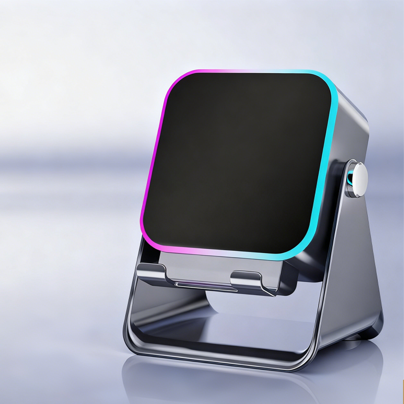 Haut-parleur Bluetooth à induction sans fil 5-en-1 avec support de téléphone réglable