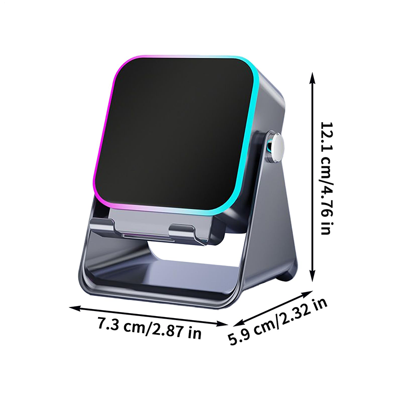 Haut-parleur Bluetooth à induction sans fil 5-en-1 avec support de téléphone réglable