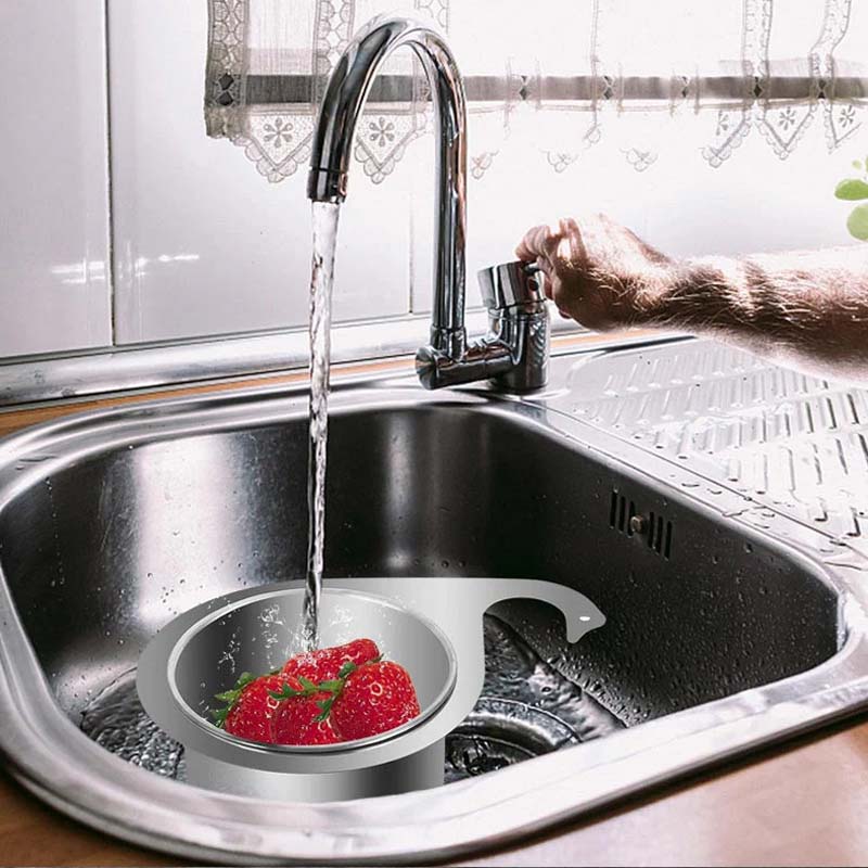 Globetrek Sink Strainer: Filtre d'évier en acier inoxydable col de cygne