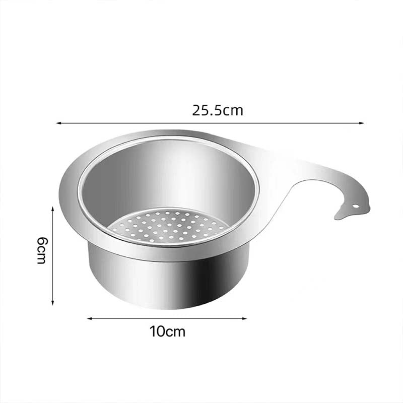 Globetrek Sink Strainer: Filtre d'évier en acier inoxydable col de cygne