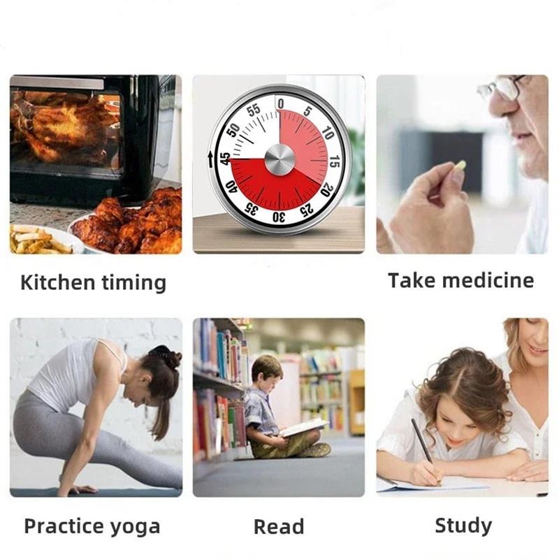 Magnetic-mechanical manual timer