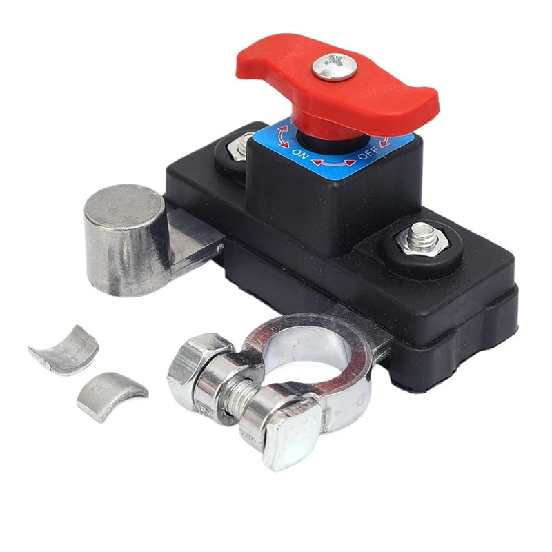 INTERRUPTEUR de Déconnexion Batterie Voiture - Compatible 12V-24V, Coque Ignifuge, Urgence et Maintenance