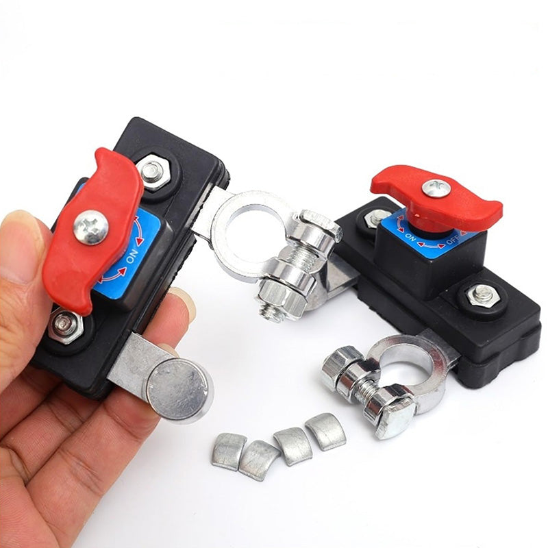 INTERRUPTEUR de Déconnexion Batterie Voiture - Compatible 12V-24V, Coque Ignifuge, Urgence et Maintenance