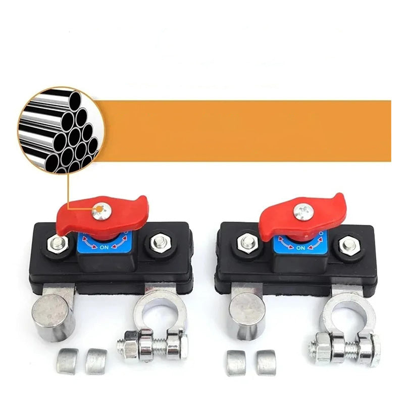 INTERRUPTEUR de Déconnexion Batterie Voiture - Compatible 12V-24V, Coque Ignifuge, Urgence et Maintenance