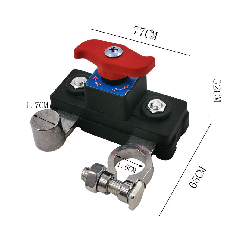 INTERRUPTEUR de Déconnexion Batterie Voiture - Compatible 12V-24V, Coque Ignifuge, Urgence et Maintenance