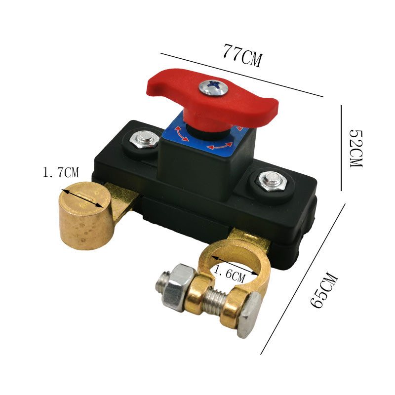 INTERRUPTEUR de Déconnexion Batterie Voiture - Compatible 12V-24V, Coque Ignifuge, Urgence et Maintenance