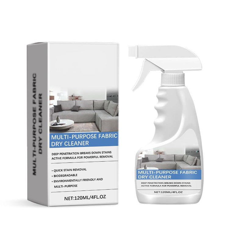Multi-purpose fabric cleaning spray