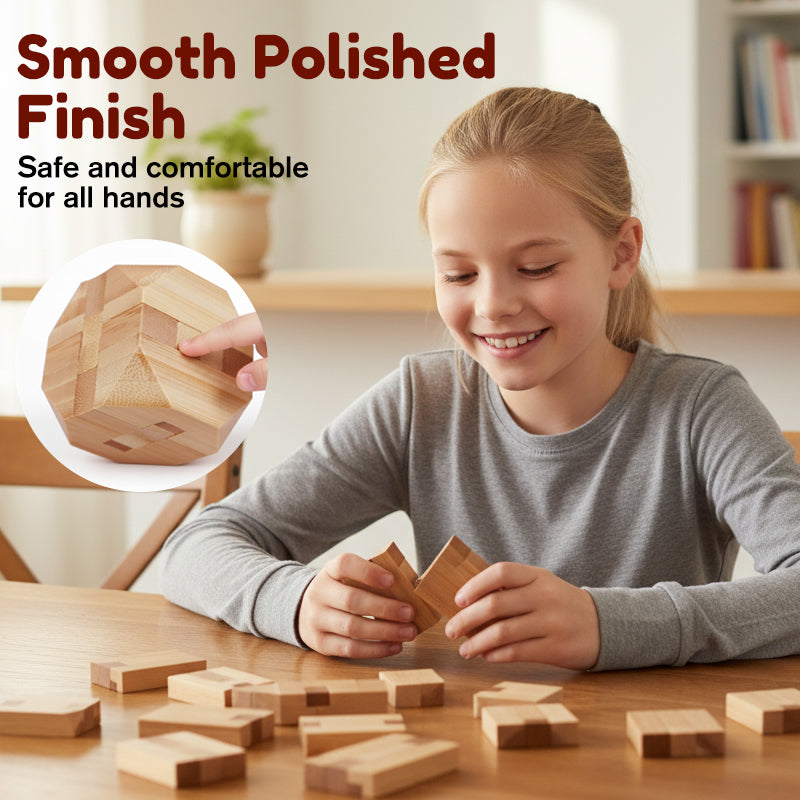Classic Wooden Luban Lock Puzzle
