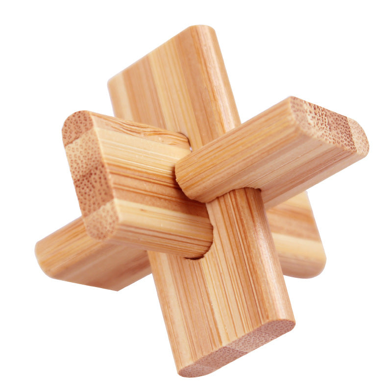 Classic Wooden Luban Lock Puzzle