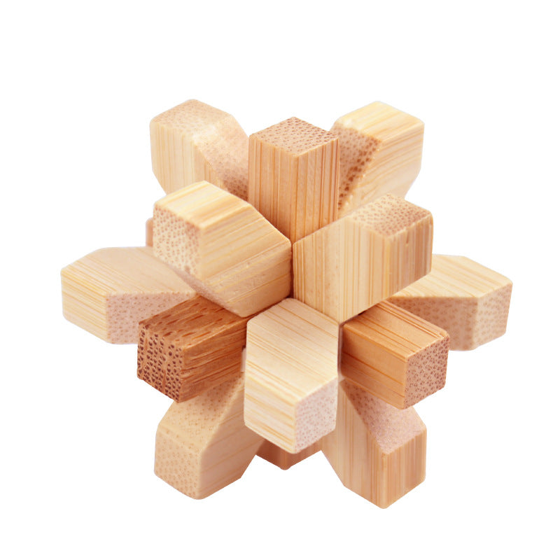 Classic Wooden Luban Lock Puzzle