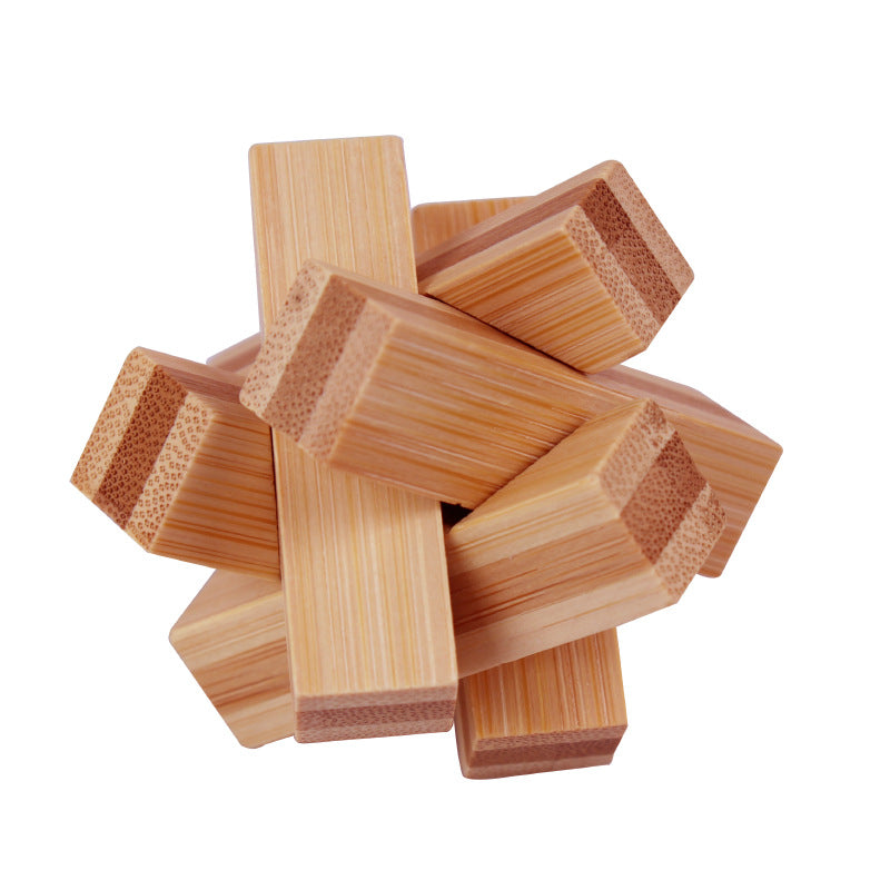 Classic Wooden Luban Lock Puzzle