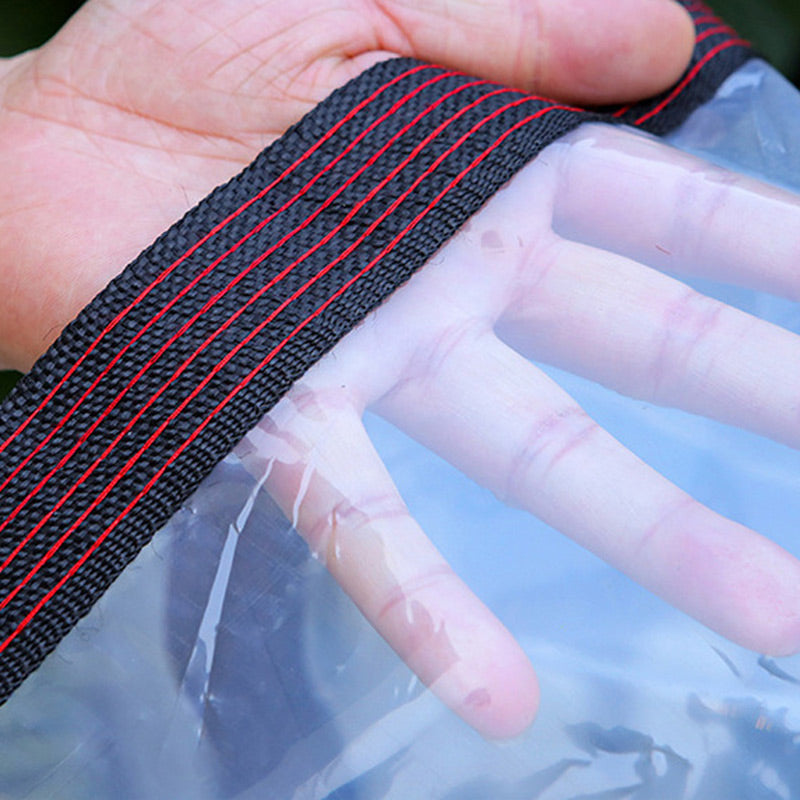 Bâche Isolante Transparente en PE Haute Densité 90% de Transparence et Résistance aux UV pour Serre, Abri et Protection Extérieure