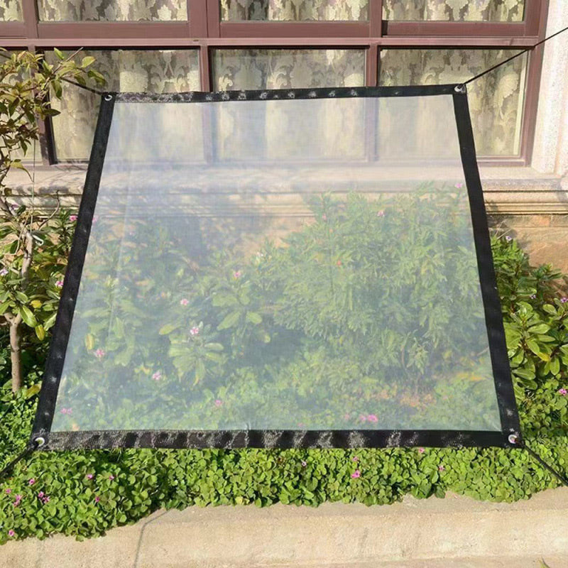 Bâche Isolante Transparente en PE Haute Densité 90% de Transparence et Résistance aux UV pour Serre, Abri et Protection Extérieure