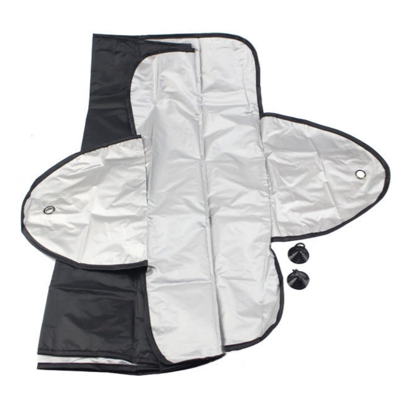 Housse pour vitres de voiture avec ventouses