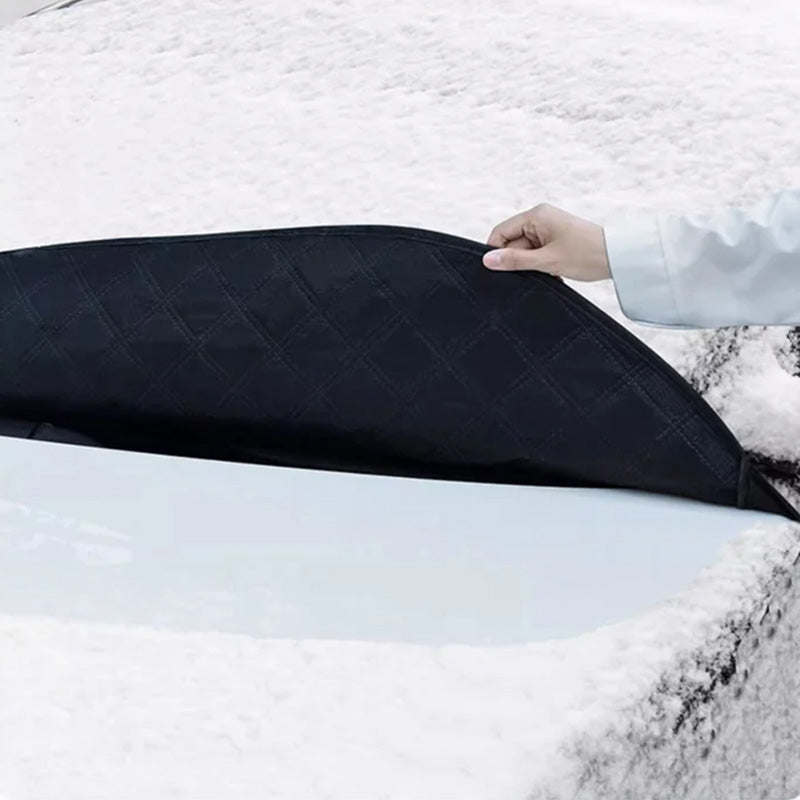 Housse pour vitres de voiture avec ventouses