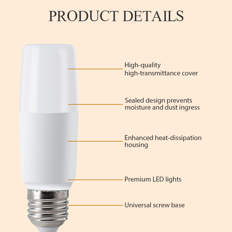 High-efficiency, long-life LED bulb