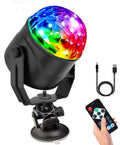 Boule disco magique lumineuse tournante