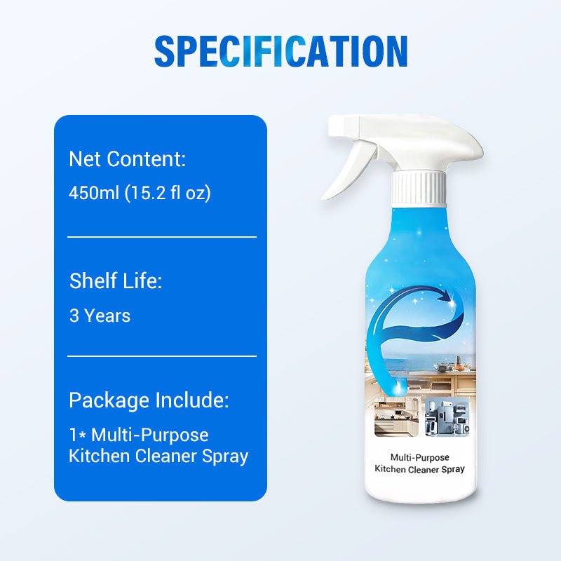 Multi-purpose kitchen spray cleaner