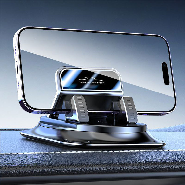 Support de téléphone pour voiture | Orientable à 360° | Verrouillage d'une seule main en 0,1 seconde | Antidérapant et n'endommage pas le tableau de bord | Étanche et résistant aux taches