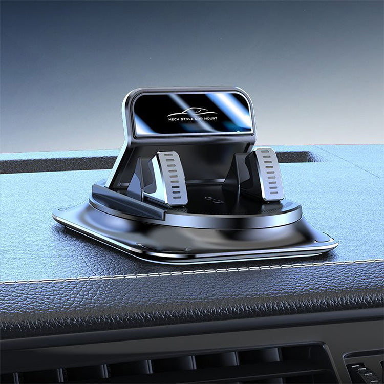 Support de téléphone pour voiture | Orientable à 360° | Verrouillage d'une seule main en 0,1 seconde | Antidérapant et n'endommage pas le tableau de bord | Étanche et résistant aux taches