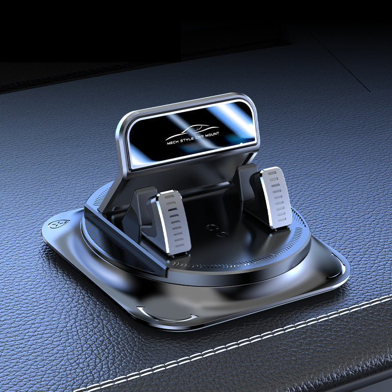 Support de téléphone pour voiture | Orientable à 360° | Verrouillage d'une seule main en 0,1 seconde | Antidérapant et n'endommage pas le tableau de bord | Étanche et résistant aux taches