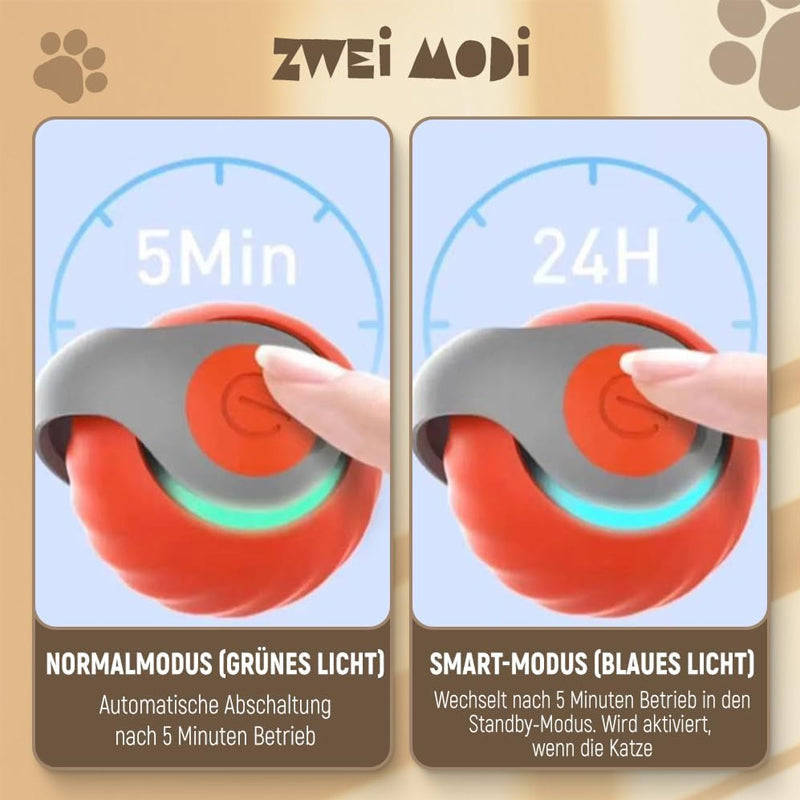 Black Friday & Noël Balle pour chat à capteur intelligent automatique