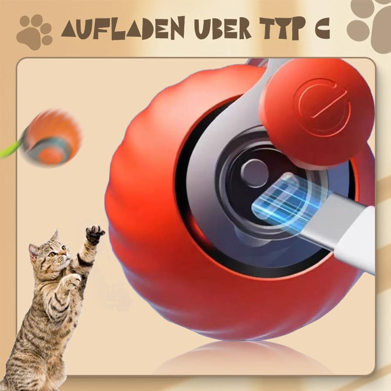 Black Friday & Noël Balle pour chat à capteur intelligent automatique