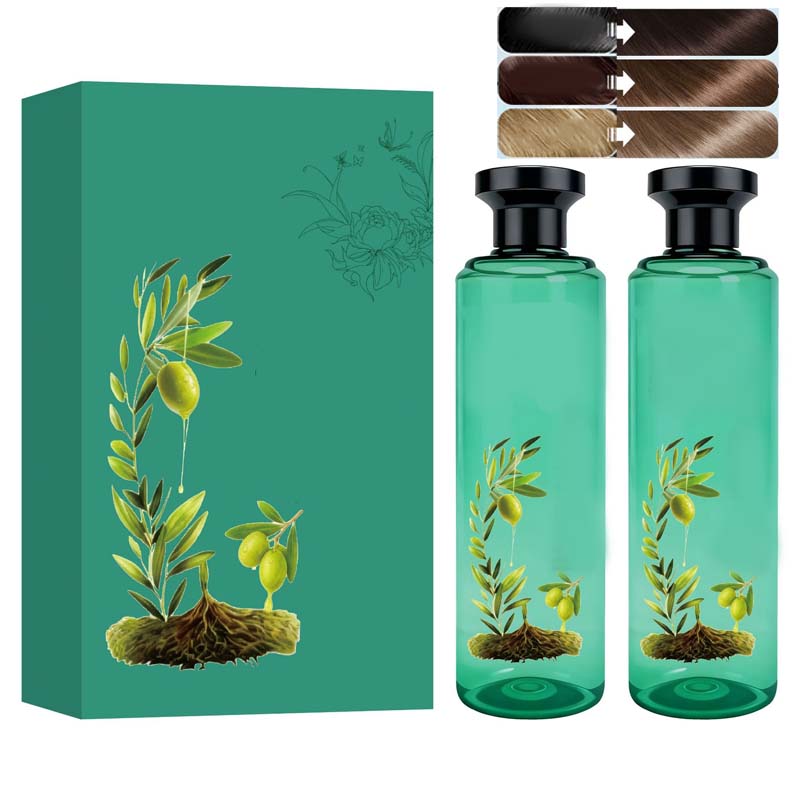 Teinture Capillaire Botanique aux Huiles Essentielles Couleur Longue Durée, Sans Irritation & Nourrissante