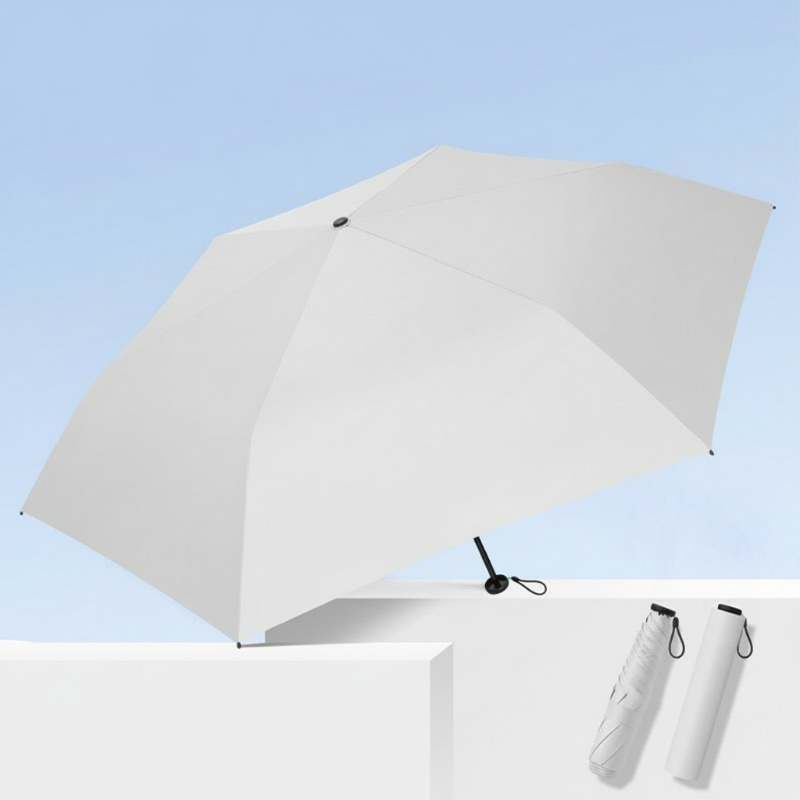 Black Friday et Noël Mini Parapluie Léger Soleil et Pluie avec Protection Anti-UV