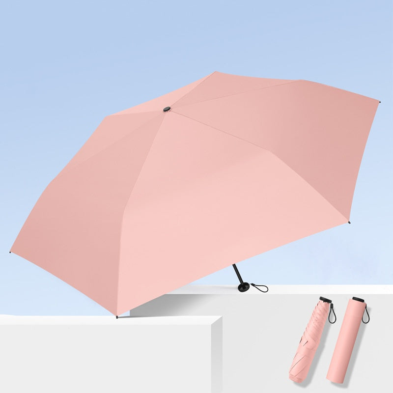 Black Friday et Noël Mini Parapluie Léger Soleil et Pluie avec Protection Anti-UV