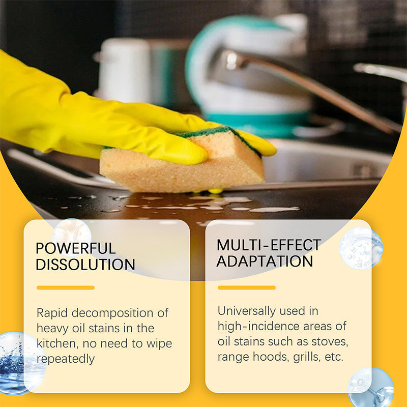 BUY 2, GET 1 FREE Powerful Degreasing Spray for Kitchen Fast Cleaning, Toxin-Free & Multi-Surface
