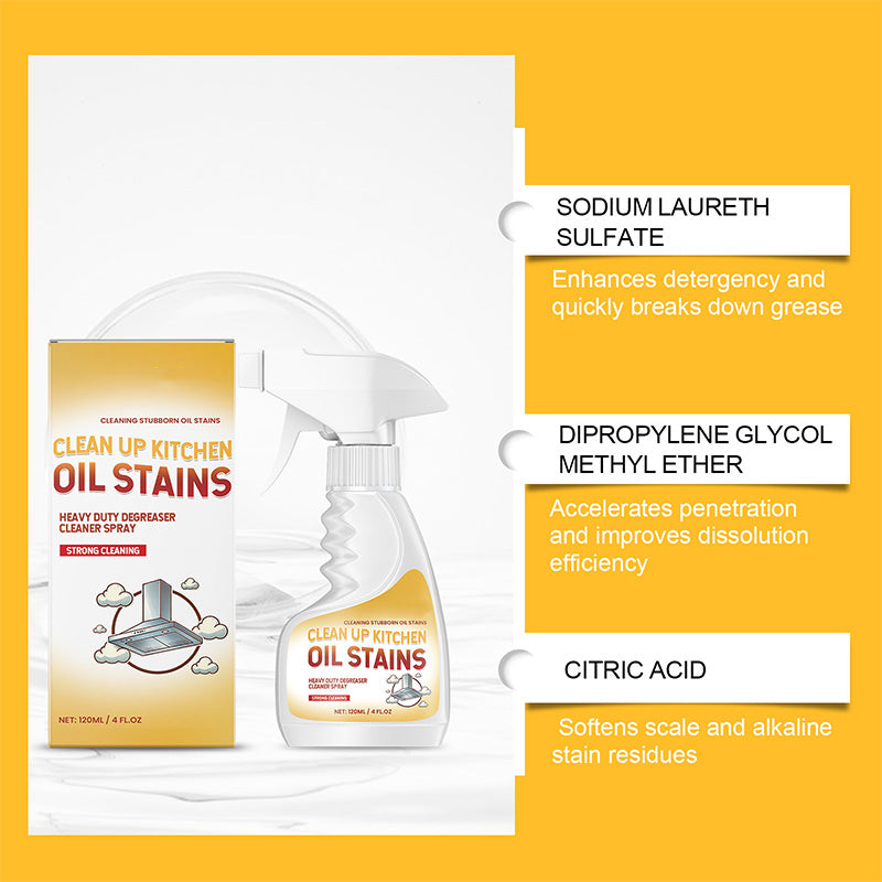 BUY 2, GET 1 FREE Powerful Degreasing Spray for Kitchen Fast Cleaning, Toxin-Free & Multi-Surface
