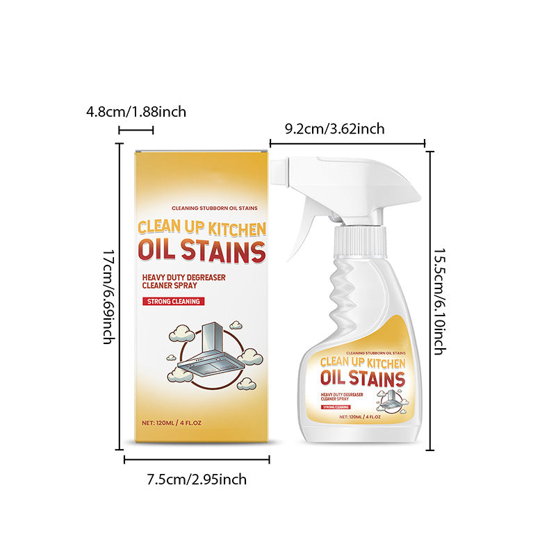 BUY 2, GET 1 FREE Powerful Degreasing Spray for Kitchen Fast Cleaning, Toxin-Free & Multi-Surface